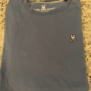 Men’s Psycho Bunny Men's Slate Blue Tee- size 5 (small)